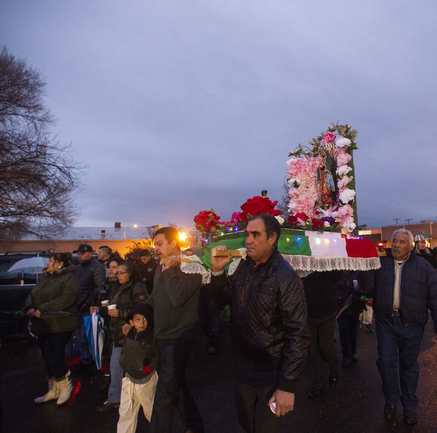 Feast of Guadalupe procession